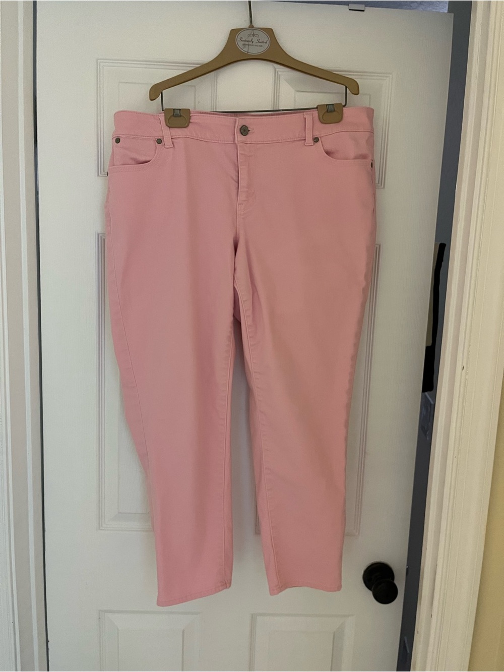 Talbots Light Pink Boyfriend Jeans